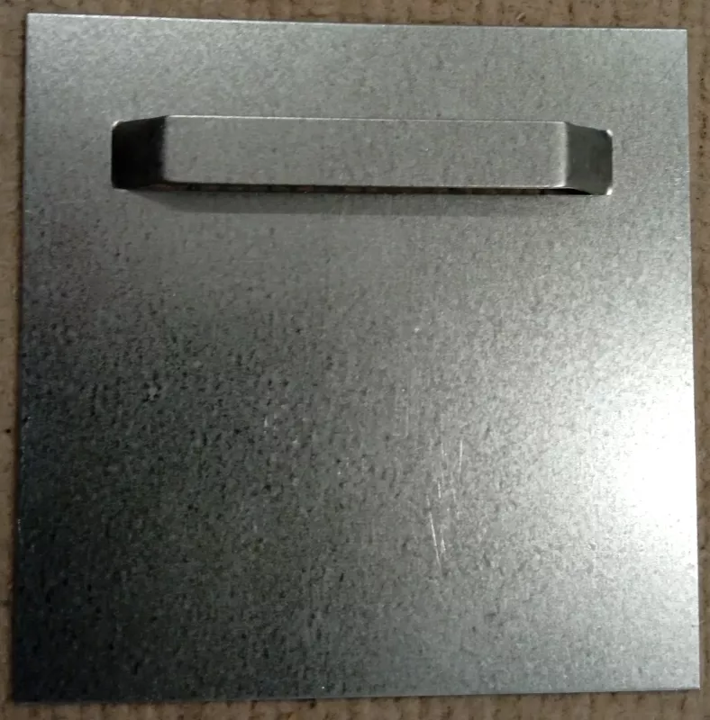 Plech 10 x 10 cm se širokým průlisem Pikolo PKP s.r.o.